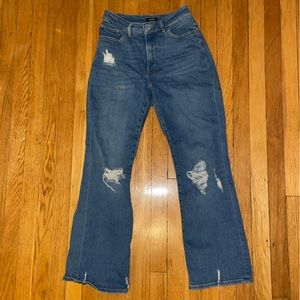 Express straight leg jeans.
